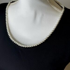 Ann Taylor Pearl Trim Top